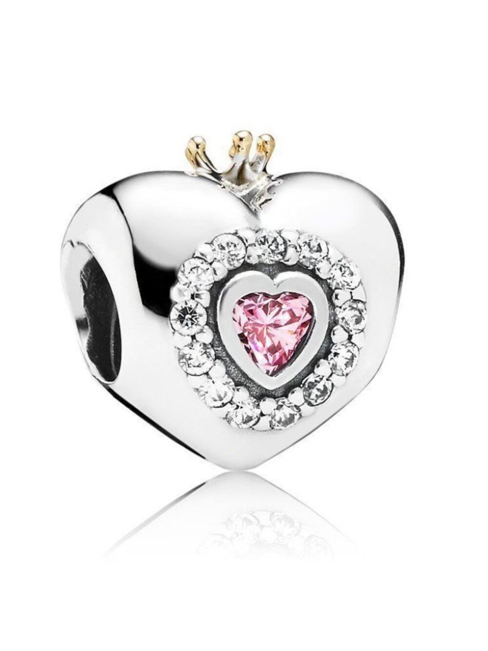Clearance...NWOT Pandora Crown Heart Charm